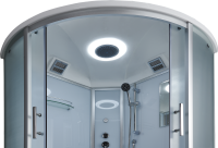 Душевая кабина Timo Standart T-6690SF Silver Fabric с высоким поддоном, профиль хром