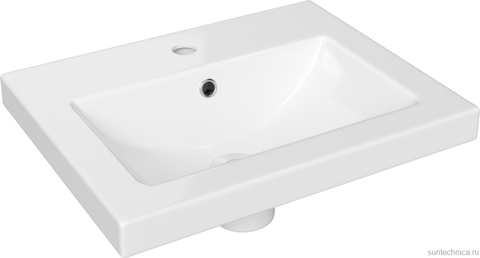 Тумба с раковиной SanStar Riana 50 подвесная, grey, раковина Como 50