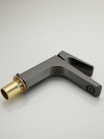 Смеситель для раковины Haiba HB10726-3 оружейная сталь