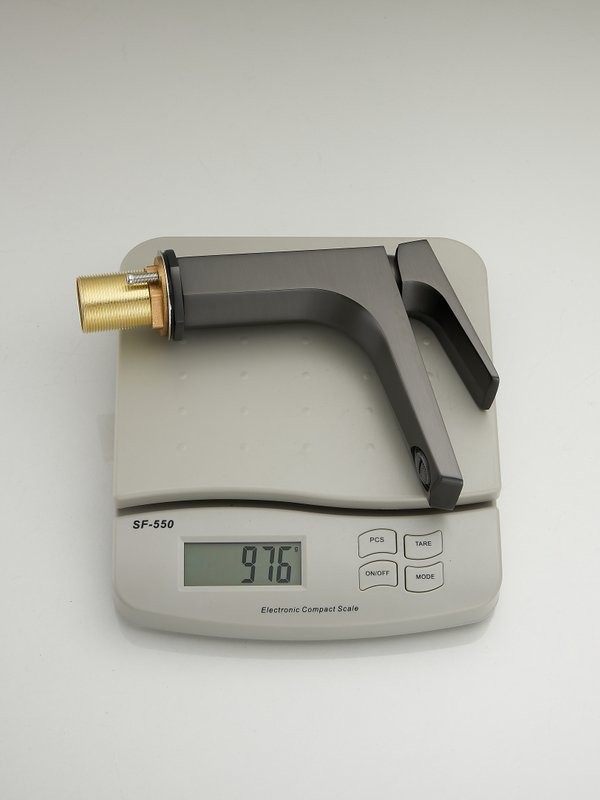 Смеситель для раковины Haiba HB10726-3 оружейная сталь