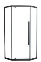 Душевой уголок Grossberg GS7510 90x90 см, профиль черный