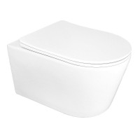 Унитаз подвесной AZARIO Ollin AZ-0513R глянцевый белый