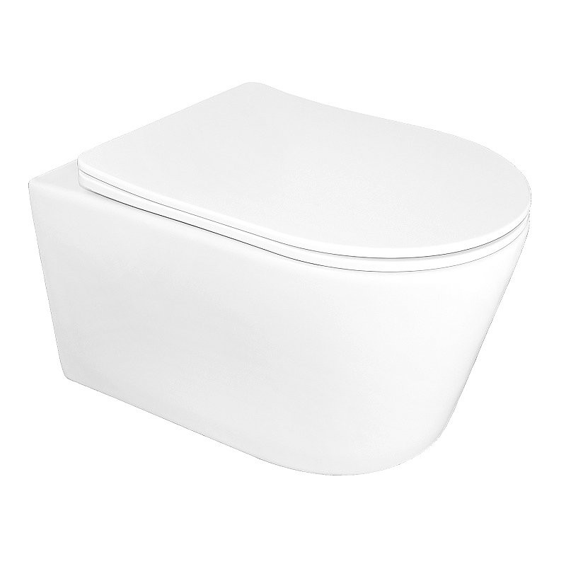 Унитаз подвесной AZARIO Ollin AZ-0513R глянцевый белый