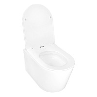 Унитаз подвесной AZARIO Ollin AZ-0513R глянцевый белый