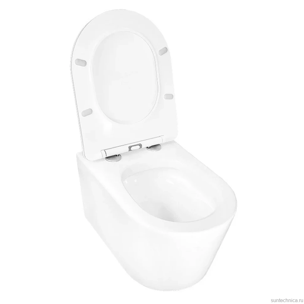 Унитаз подвесной AZARIO Ollin AZ-0513R глянцевый белый