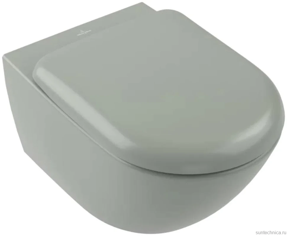 Унитаз подвесной Villeroy & Boch Antao утренняя зелень