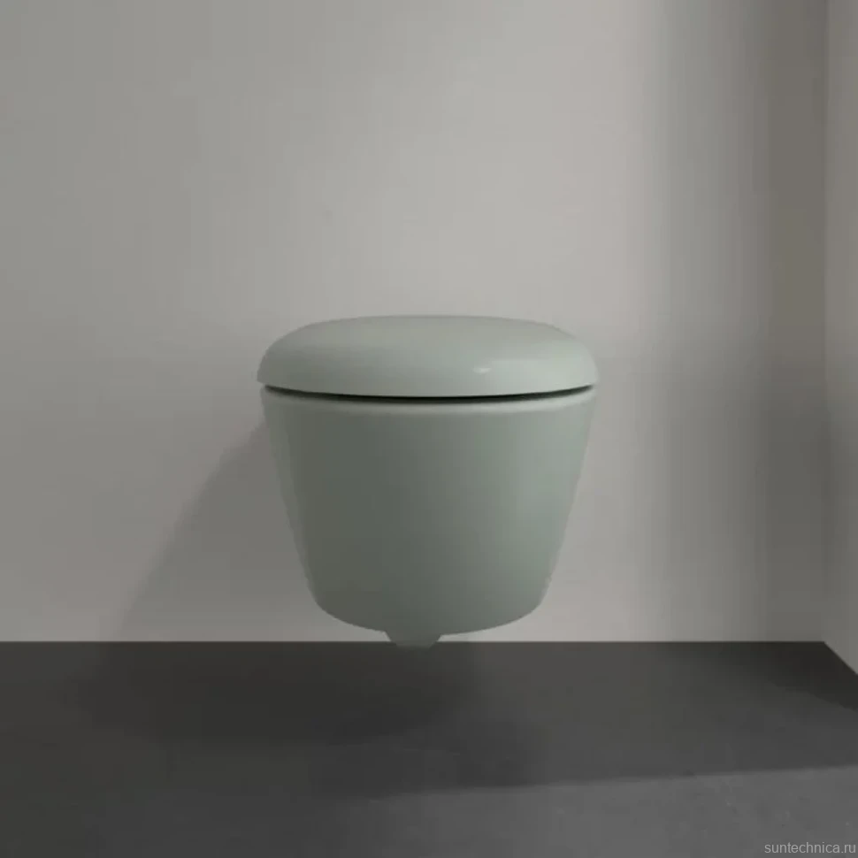 Унитаз подвесной Villeroy & Boch Antao утренняя зелень