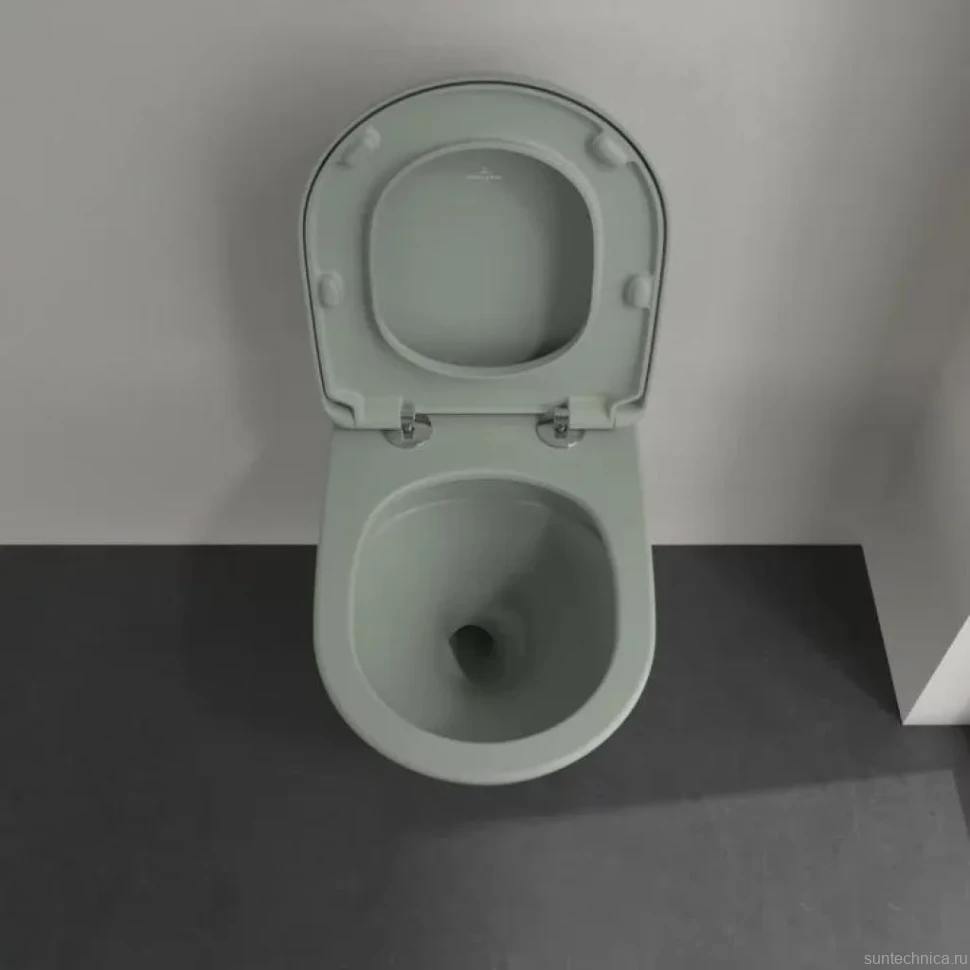 Унитаз подвесной Villeroy & Boch Antao утренняя зелень