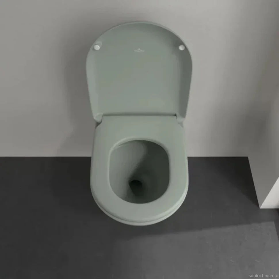 Унитаз подвесной Villeroy & Boch Antao утренняя зелень