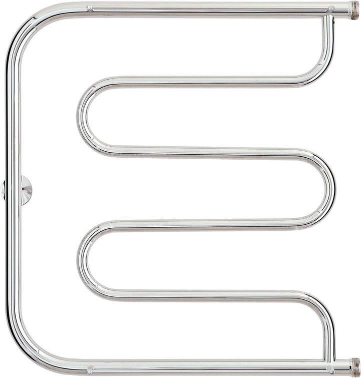 Полотенцесушитель водяной Стилье Тандем 2П 60x60 см, глянцевый хром, E-образный