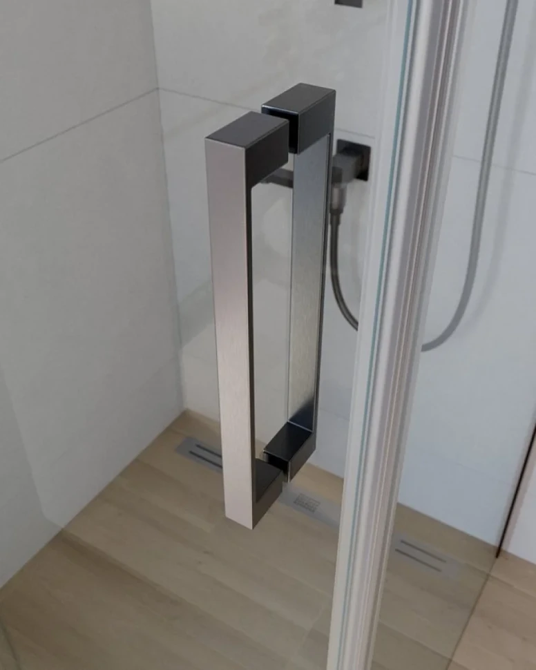 Душевой уголок Cezares Slider AH 1 80-70/80 C GM профиль оружейная сталь, стекло прозрачное