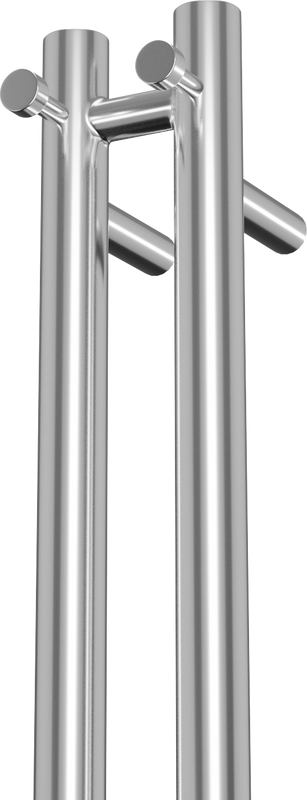 Полотенцесушитель электрический Bauedge Stella R 8х80, нержавеющая сталь полированная