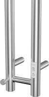 Полотенцесушитель электрический Bauedge Stella R 8х80, нержавеющая сталь полированная