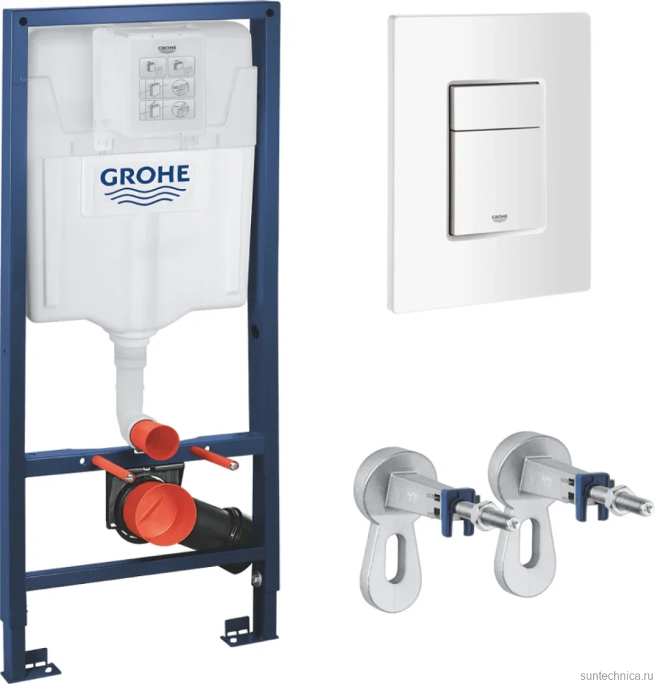 Система инсталляции для унитазов Grohe Rapid SL 38772SH0 3 в 1 с панелью смыва