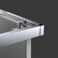 Душевой уголок Vincea Alpha VSS-3AL100MT 100x100, профиль хром, стекло текстурное