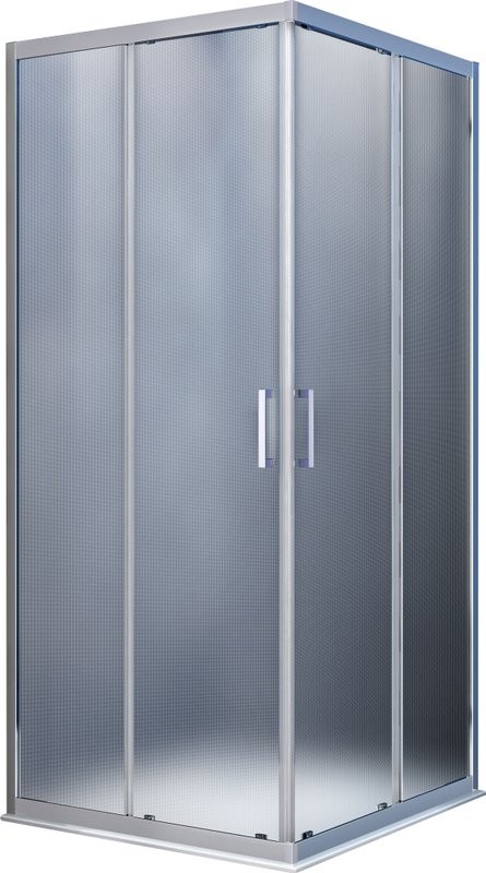 Душевой уголок Vincea Alpha VSS-3AL100MT 100x100, профиль хром, стекло текстурное