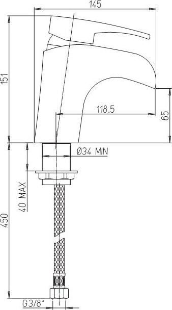 Смеситель для раковины Paini Ovo 86PW211WF
