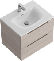 Тумба с раковиной BelBagno Etna 70 rovere grigio, раковина BB-8099-70