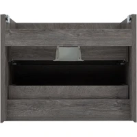 Тумба с раковиной Aquanet Милан 80 подвесная, дуб рошелье