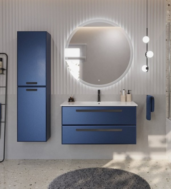 Мебель для ванной комнаты Cezares Eco Cer 100 ручки матовые черные, sapfiro