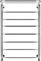 Полотенцесушитель водяной Secado Верона 2 80x55 см, глянцевый хром, лесенка, с полкой