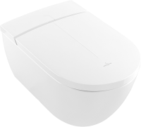 Умный унитаз подвесной Villeroy & Boch Viclean V0E100R1 альпийский белый, с функцией биде