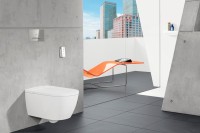 Умный унитаз подвесной Villeroy & Boch Viclean V0E100R1 альпийский белый, с функцией биде
