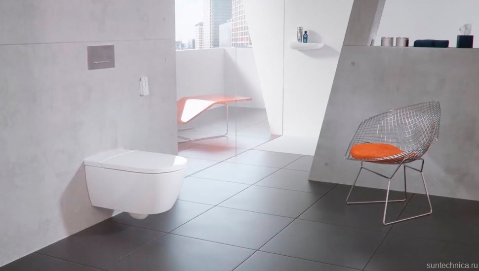 Умный унитаз подвесной Villeroy & Boch Viclean V0E100R1 альпийский белый, с функцией биде