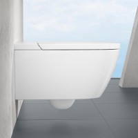 Умный унитаз подвесной Villeroy & Boch Viclean V0E100R1 альпийский белый, с функцией биде