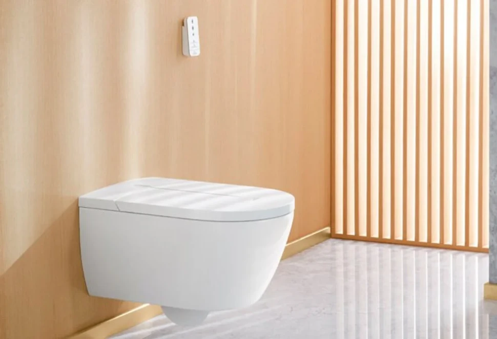 Умный унитаз подвесной Villeroy & Boch Viclean V0E100R1 альпийский белый, с функцией биде