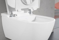 Умный унитаз подвесной Villeroy & Boch Viclean V0E100R1 альпийский белый, с функцией биде
