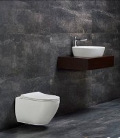 Унитаз подвесной beWash Bogen 88303214 с сиденьем микролифт белый матовый