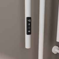 Полотенцесушитель электрический Bauedge Wall Clip AF0015 30x150, белый матовый