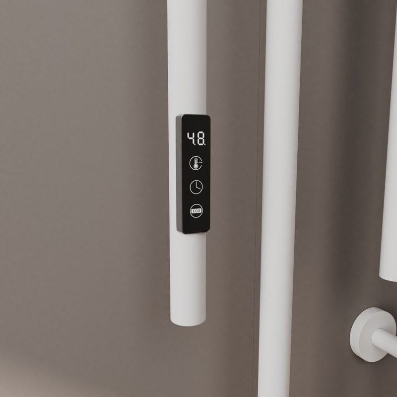 Полотенцесушитель электрический Bauedge Wall Clip AF0015 30x150, белый матовый