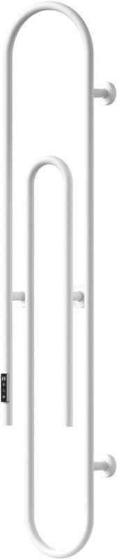 Полотенцесушитель электрический Bauedge Wall Clip AF0015 30x150, белый матовый