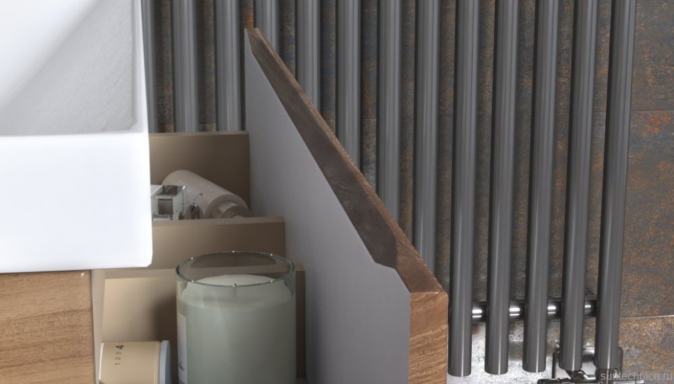 Мебель для ванной комнаты Velvex Mondi 80 акация темная