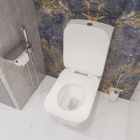 Унитаз-компакт напольный STWORKI Монтре SETK3204-0316 безободковый, с микролифтом