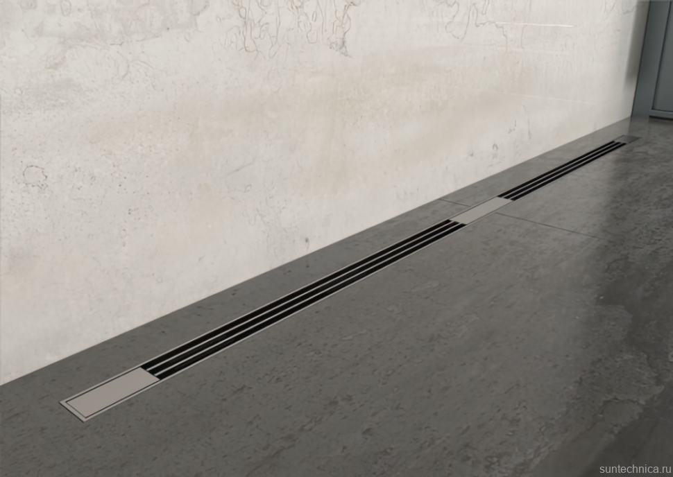 Душевой трап (лоток) Pestan Confluo Slim Line 650 с решеткой