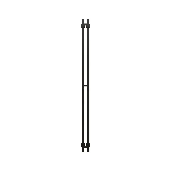 Полотенцесушитель электрический Grota Corsa K N RAL9005 EL 10х180, с крючками, матовый черный