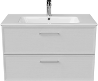 Мебель для ванной комнаты KERAMA MARAZZI Piano Classic 85 подвесная, ясень белый матовый