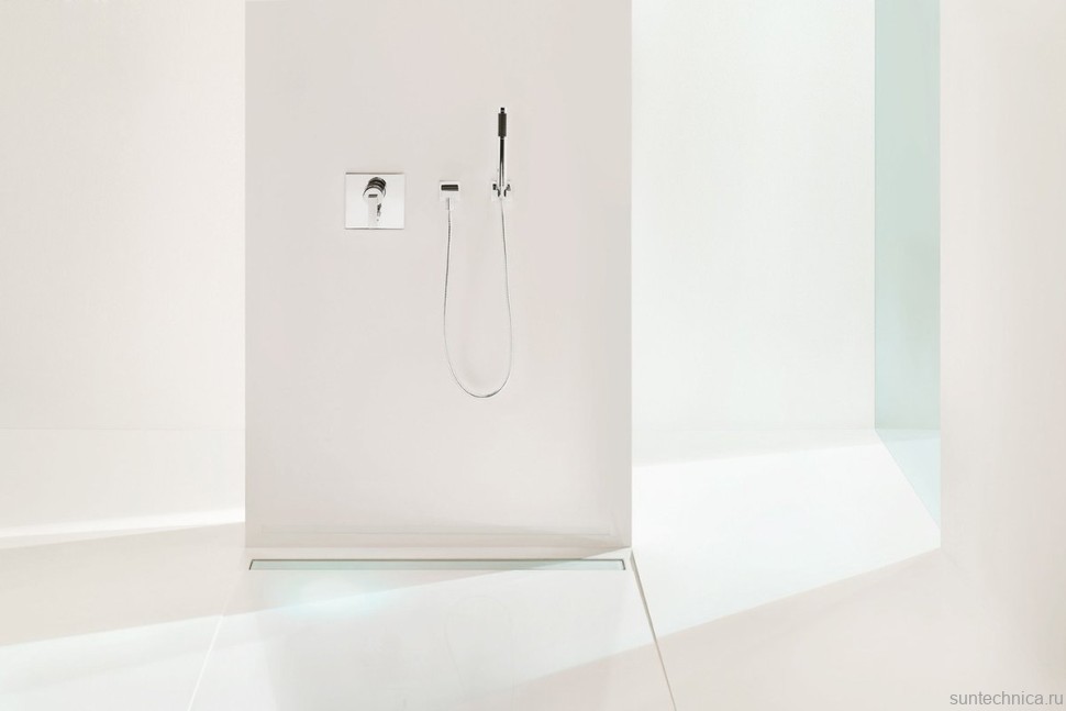 Душевой трап (лоток) TECE Drainline TECEdrainline 90 см стекло зеленое