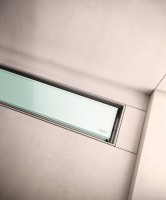 Душевой трап (лоток) TECE Drainline TECEdrainline 90 см стекло зеленое