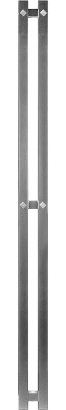 Полотенцесушитель электрический Secado Сандриго 2К 1500/70 150x10 см, подключение слева, графит, I-образный