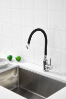 Смеситель для кухни BELZ B809 B73809-7 с гибким изливом, хром