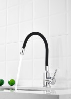 Смеситель для кухни BELZ B809 B73809-7 с гибким изливом, хром