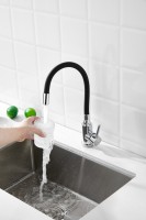 Смеситель для кухни BELZ B809 B73809-7 с гибким изливом, хром