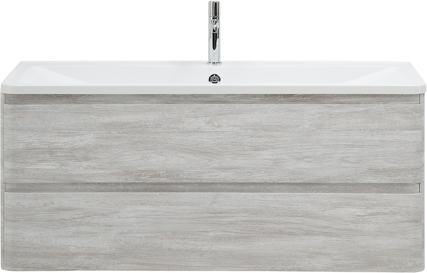 Мебель для ванной комнаты BelBagno Albano 120 подвесная, rovere vintage bianco, белая глянцевая раковина