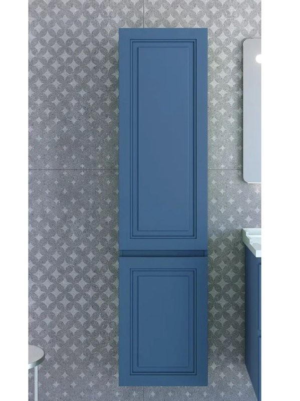 Шкаф-пенал для ванной Caprigo Wales Смальти 40 R бриллиантово-синий