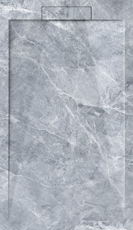 Поддон для душа Esbano Luxe ESPLM128VG серый мрамор