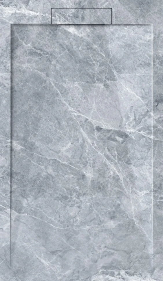 Поддон для душа Esbano Luxe ESPLM128VG серый мрамор